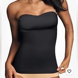 Women's peach Strapless Bandeau Top shapewear size medium